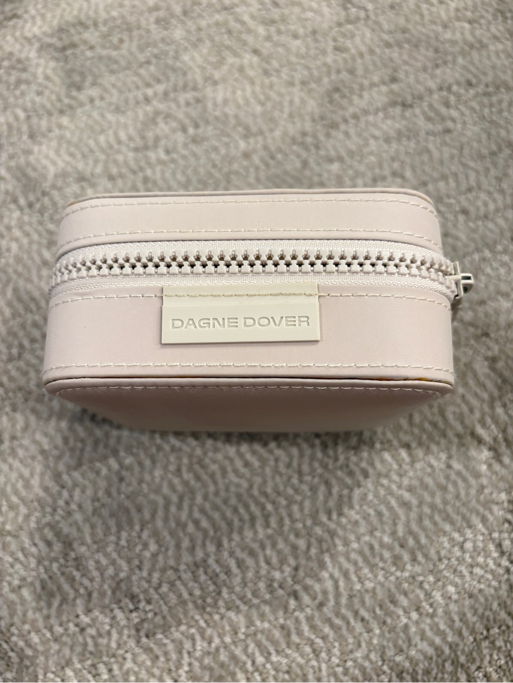 Dagne Dover Compact Square Jewelry Case in Neutral color - Picture 2 of 4